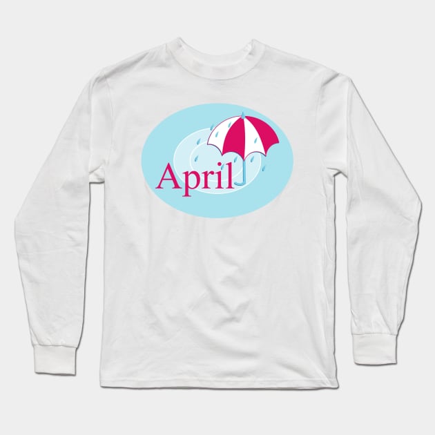 April Long Sleeve T-Shirt by Wanda City